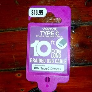 10ft TYPE C DEVICES (PHONE) CHARGER